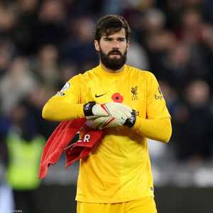 حارس مرمى ليفربول أليسون بيكر