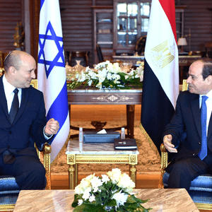 عبد الفتاح السيسي ونفتالي بينيت