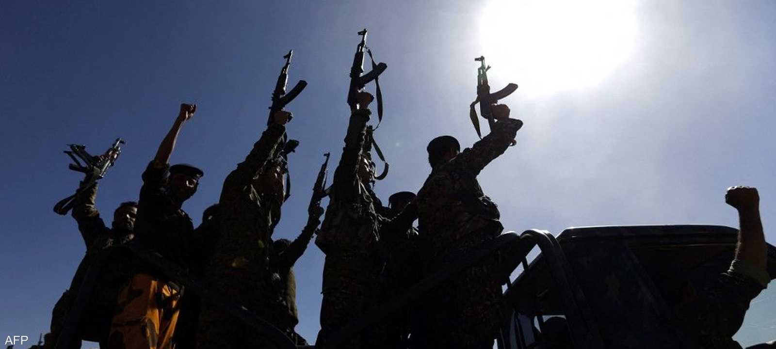 مسلحون حوثيون في صنعاء.