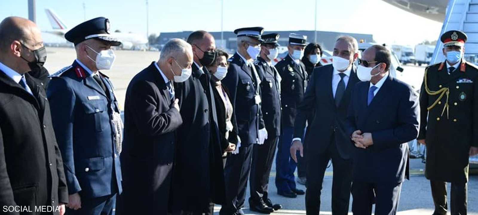 السيسي سيشارك في مؤتمر باريس بشأن ليبيا الجمعة