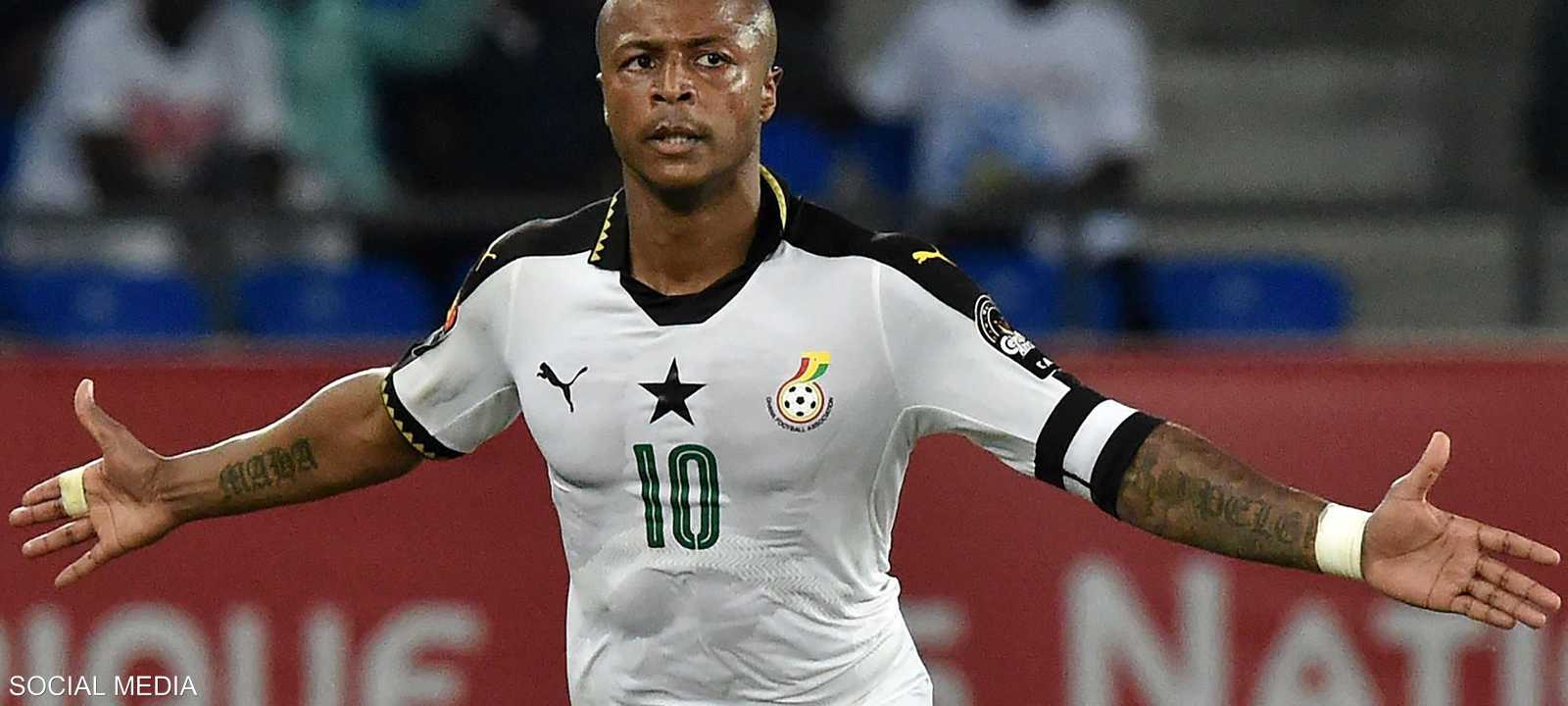 أندريه أيو سجل هدف اللقاء الوحيد