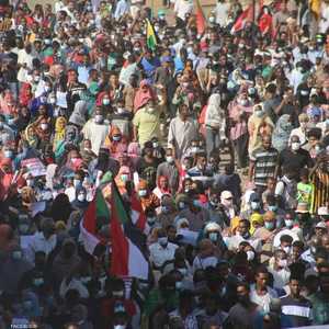 تظاهرات في شارع الستين شرقي الخرطوم