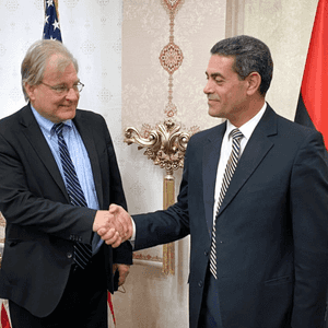 السفير الأميركي بليبيا ورئيس المفوضية العليا الانتخابات