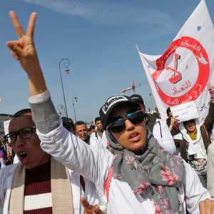 أساتذة التعاقد في المغرب خرجوا في عدة احتجاجات