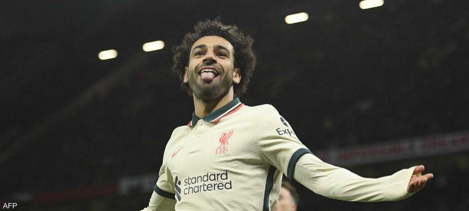 النجم المصري محمد صلاح لاعب ليفربول الإنجليزي