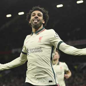 النجم المصري محمد صلاح لاعب ليفربول الإنجليزي