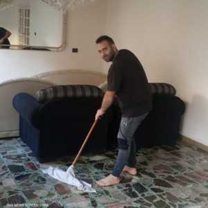 خضر أحمد يشعر بالفخر بمهنته الجديدة