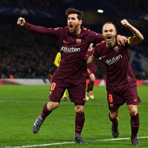 ميسي وإنييستا - صورة أرشيفية