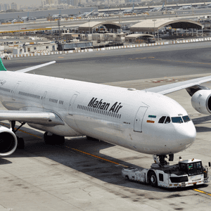 طائرة تابعة لشركة "ماهان إير" الإيرانية