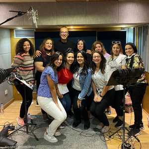 أفراد الكورال المشارك في احتفالية طريق الكباش