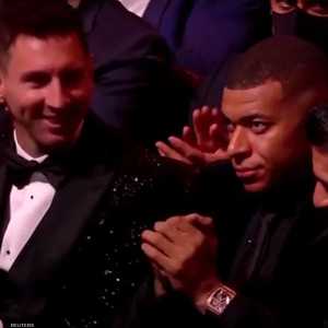 مبابي في ليلة توزيع جوائز الكرة الذهبية