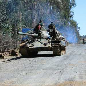 الجيش الإثيوبي استحوذ على دبابات من المتمردين