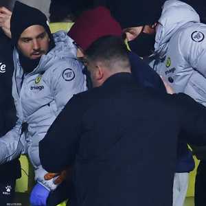 المباراة توقفت بعد 12 دقيقة من بداية شوطها الأول