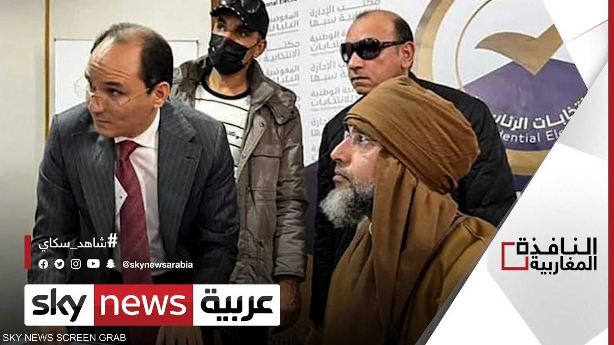 القذافي يعود لسباق الرئاسة في ليبيا