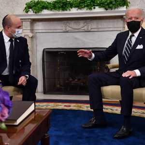 لقاء سابق بين جو بايدن ونفتالي بينيت