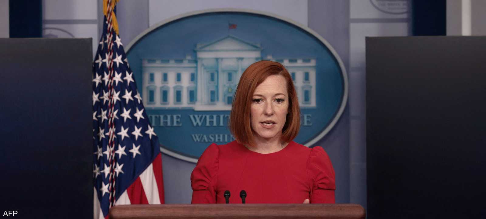 الناطقة باسم البيت الأبيض جين ساكي