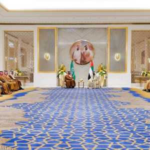 محمد بن راشد يستقبل ولي العهد السعودي في إكسبو 2020 دبي