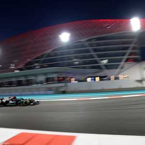 سجل هاميلتون دقيقة واحدة و23.691 ثانية في حلبة مرسى ياس