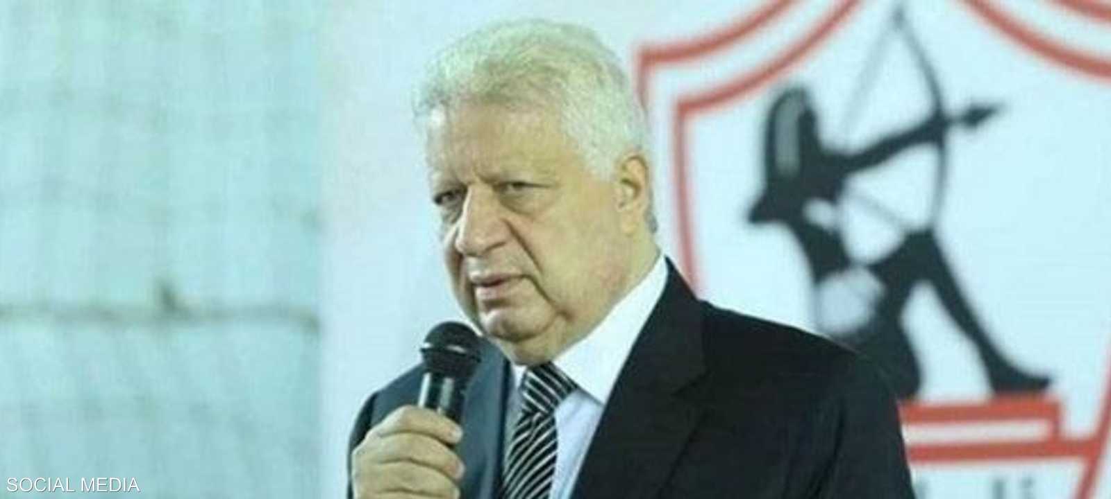 مرتضى منصور عاد مؤخرا لرئاسة نادي الزمالك