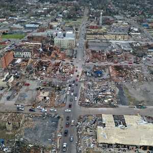 الأعاصير ضربت مساحات شاسعة من ولاية كنتاكي.