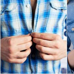 اختلاف جهة "أزرار الملابس"