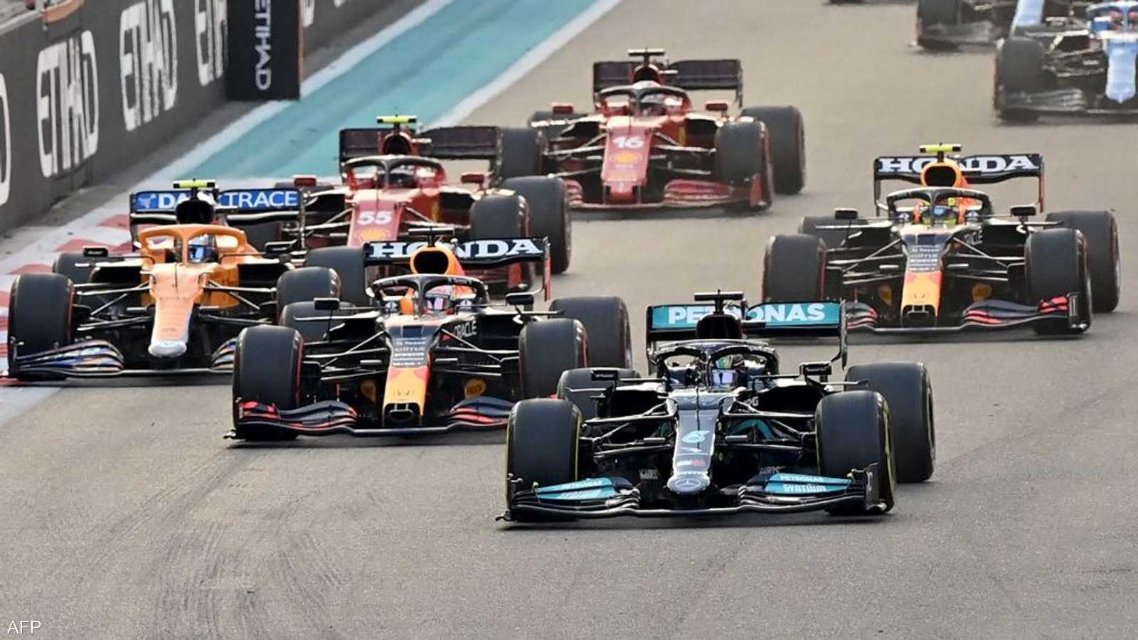 هاملتون كان متقدما أغلب أوقات السباق