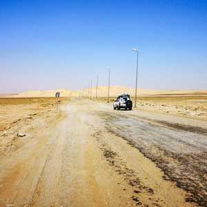 الصحراء الليبية في لقطة أرشيفية.