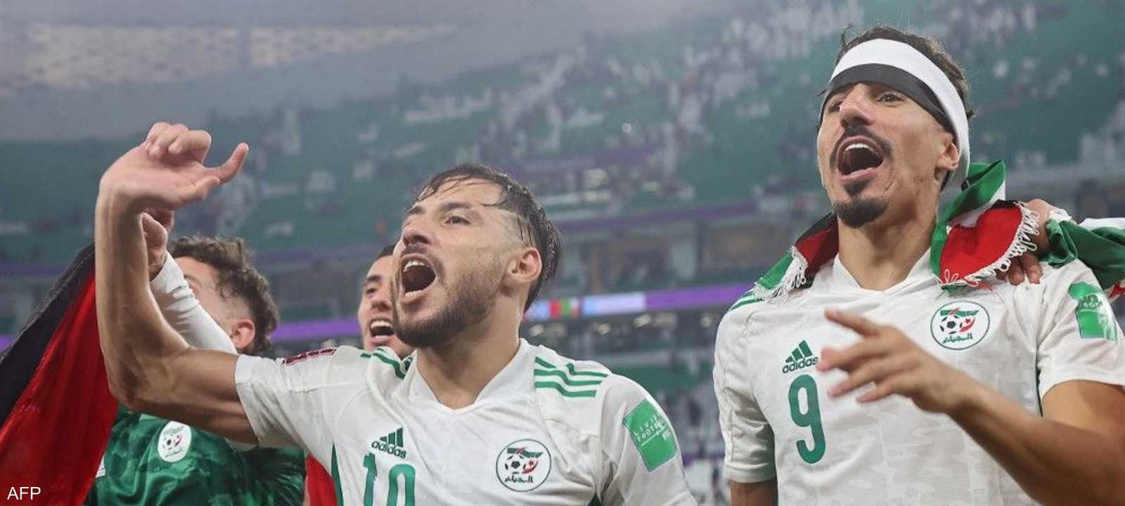 فرحة نجوم الجزائر بالوصول لنهائي كأس العرب