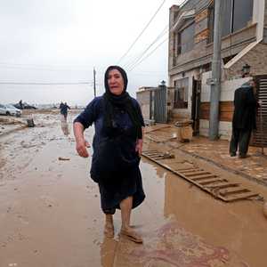 الفيضانات في أربيل أودت بحياة 14 شخصا.