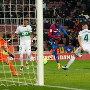 برشلونة حسم اللقاء قبل 5 دقائق من نهايته