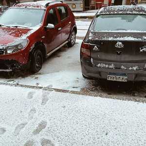 الإسكندرية تكتسي بالثلوج