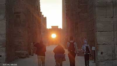 مصر: الشمس تتعامد على معابد الكرنك مُعلنة بداية فصل الشتاء