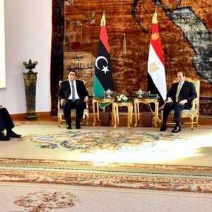 استقبال السيسي لرئيس المجلس الرئاسي الليبي