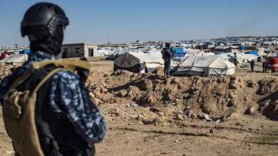 مخيم يتواجد فيه عناصر من داعش