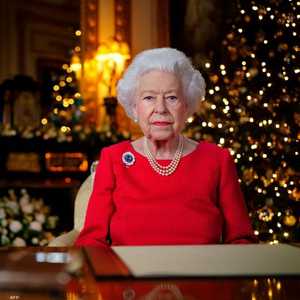 الملكة إليزابيث في قصر وندسور