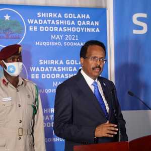 الرئيس الصومالي محمد فرماجو