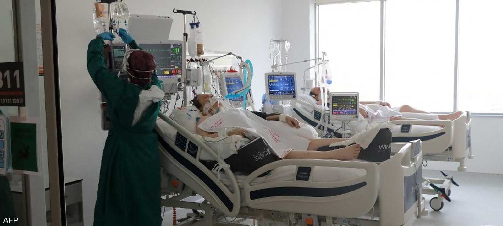 أرشيفية لأحد منشآت علاج المصابين بكورونا في تركيا