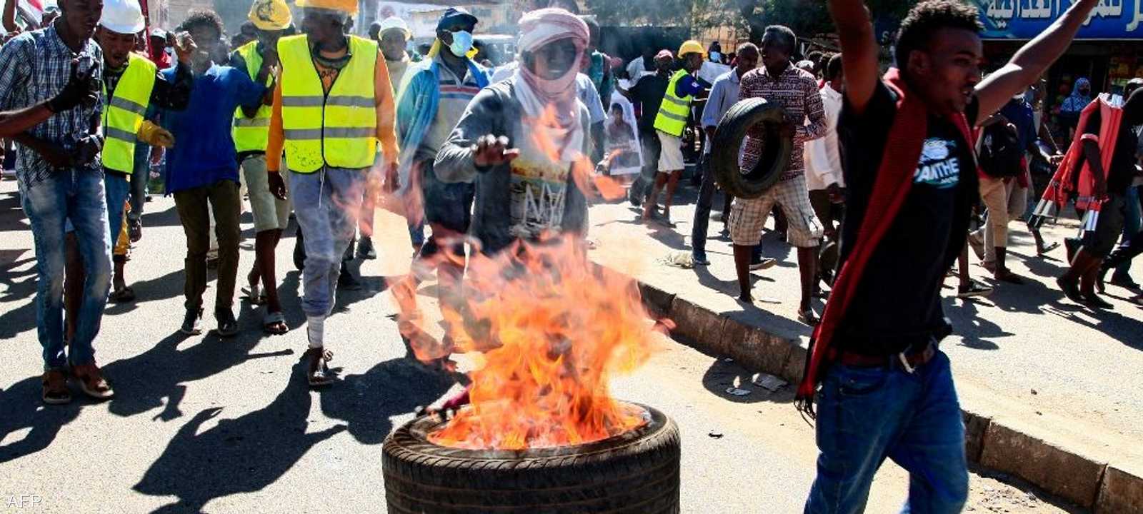 الاحتجاجات في السودان تصاعدت بعد 25 أكتوبر الماضي.