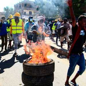 الاحتجاجات في السودان تصاعدت بعد 25 أكتوبر الماضي.