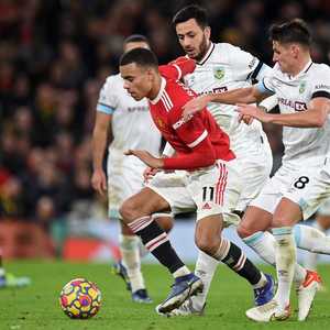 جانب من المباراة بين