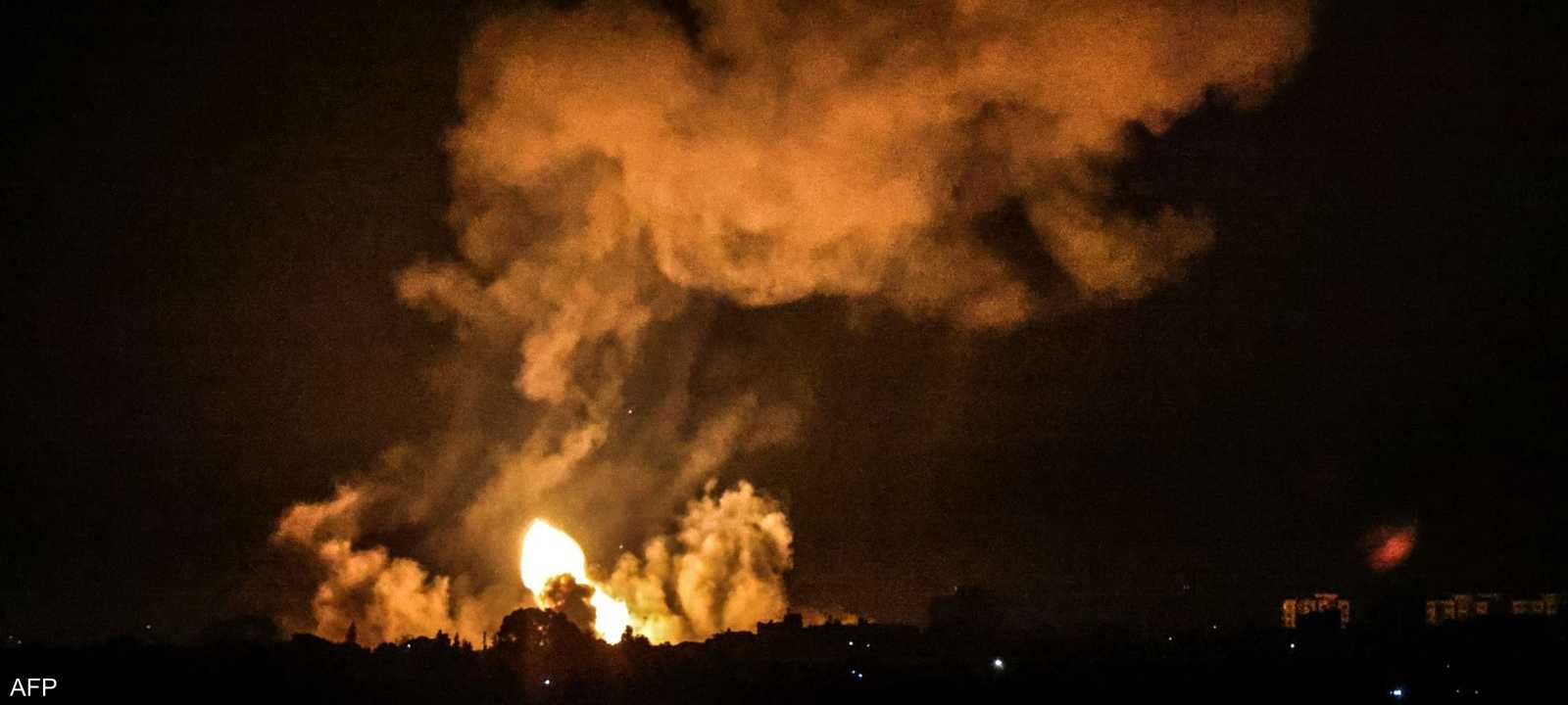 القصف استهدف مواقع عسكرية لحماس