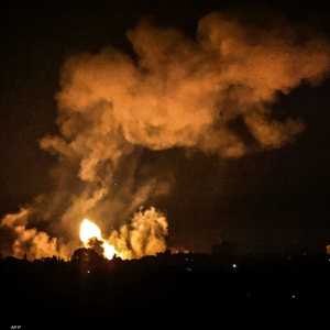 القصف استهدف مواقع عسكرية لحماس