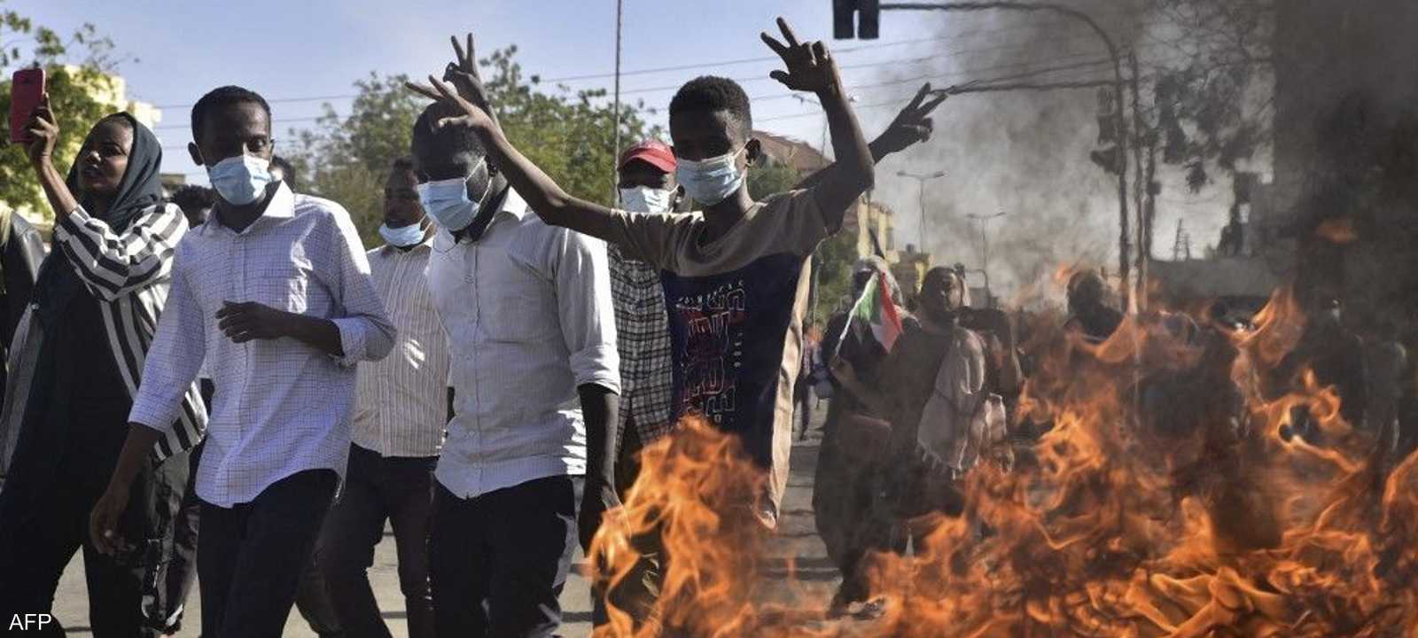 احتجاجات كبيرة في السودان