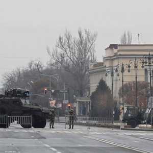 انتشار أمني كثيف في ألماتي