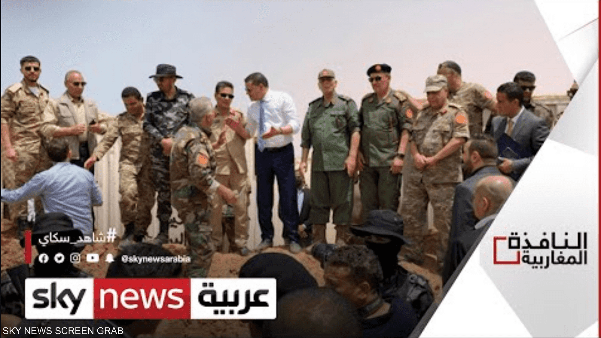 لقاء بين مسؤولين عسكريين من شرق ليبيا وغربها