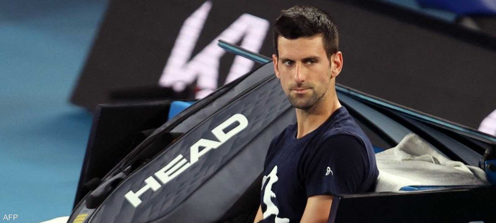 نجم كرة المضرب الصربي نوفاك جوكوفيتش