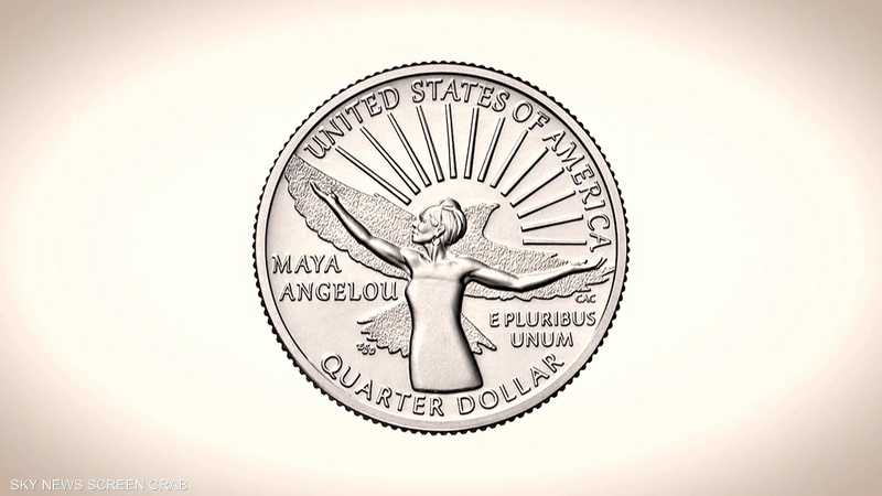 مايا آنجلو.. أول أميركية سوداء تحمل نقشها عملة معدنية