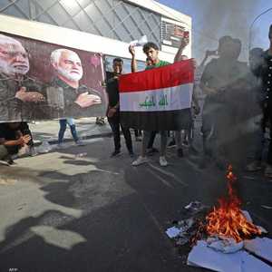تظاهرة لعناصر من أحزاب موالية لإيران ضد الانتخابات.. أرشيفية