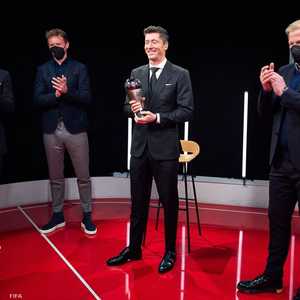 ليفاندوفسكي حافظ على الجائزة للعام الثاني على التوالي