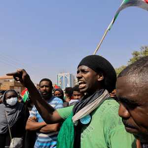 جانب من الاحتجاجات في السودان